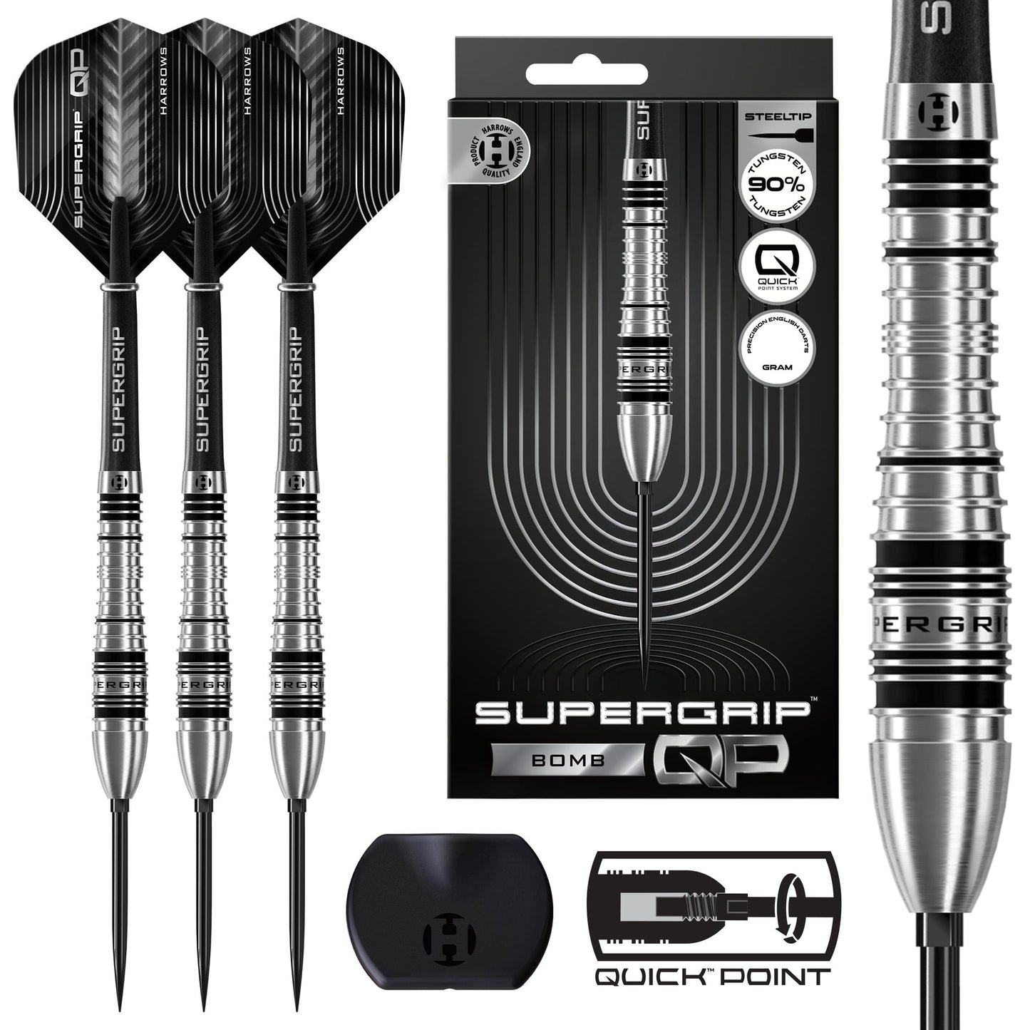 Supergrip QP Bomb 90% Quick Point Darts