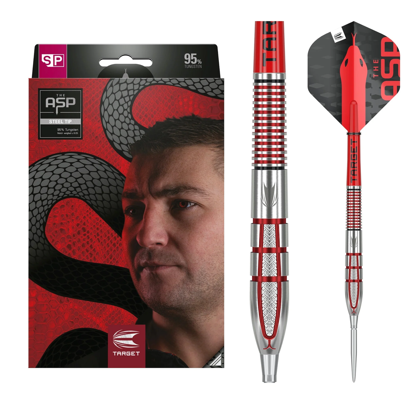 TARGET - Nathan Aspinall GEN2 Steel Tip Darts - 95% Tungsten 23g 24g 26g
