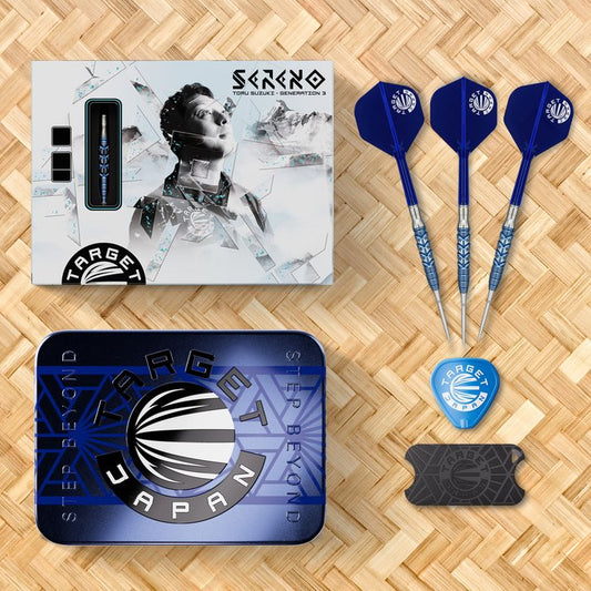 Target Japan Toru Suzuki Sereno G3 Swiss Point 90% - Steel Tip Darts