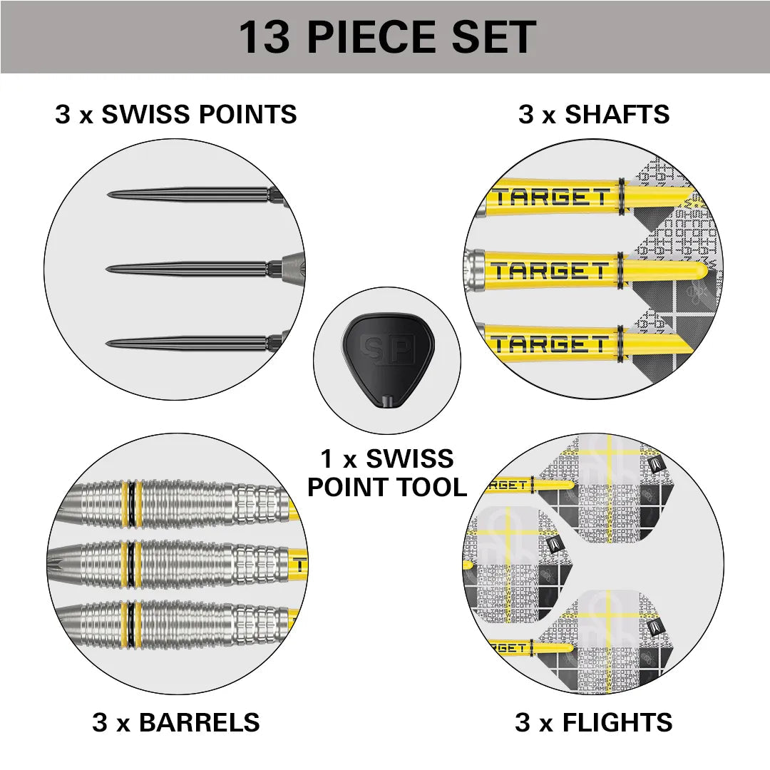 Target - Scott Williams Gen2 Shaggy Darts - 90% Tungsten Darts