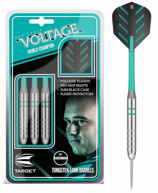 Target Rob Cross Silver Voltage - Steel Tip Darts