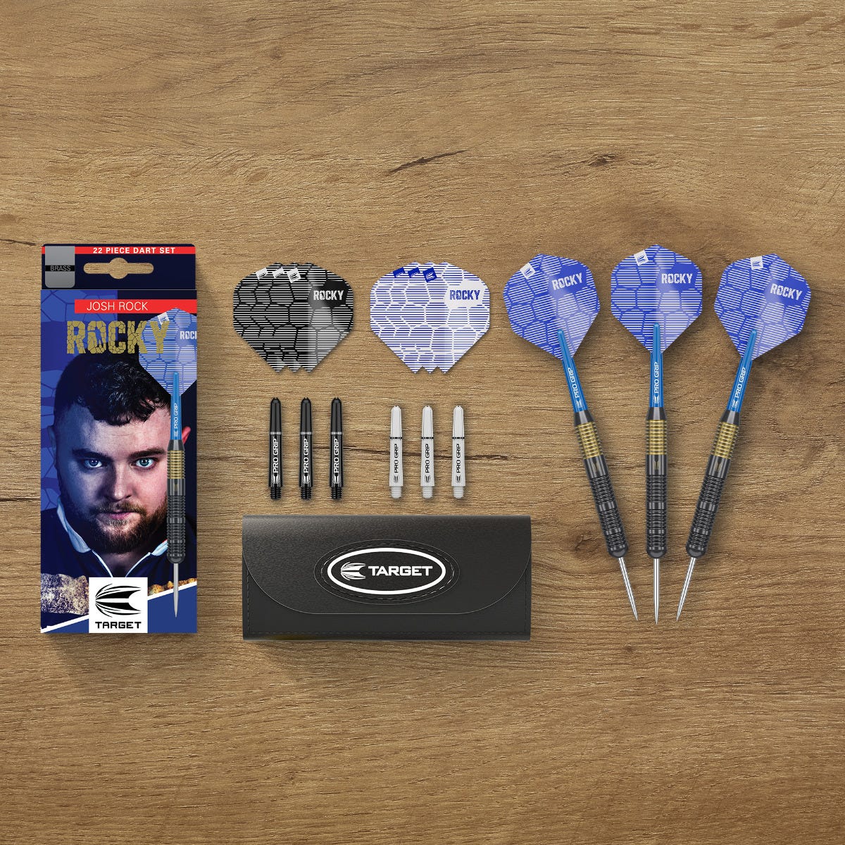 Target Josh Rock Brass- Steel Tip Darts