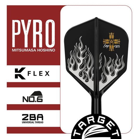 Target Japan K-Flex Mitsumasa Hoshino Pyro G2 NO6 - Dart Flights
