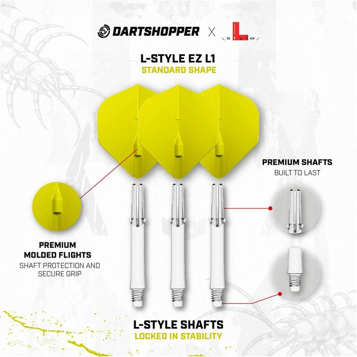 L-Style Hornet V2 90% - Steel Tip Darts - Trade In