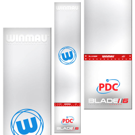 Winmau - Clearzone PVC Dart Mat with Integrated Oche