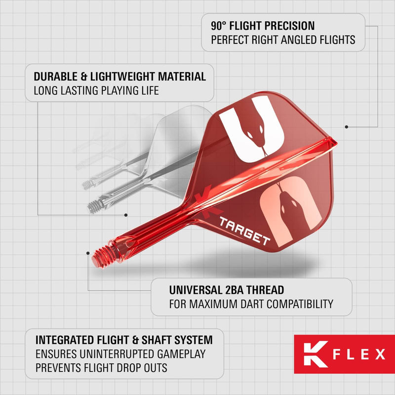 Nathan Aspinall K-Flex Flights NO2 Size All Lengths