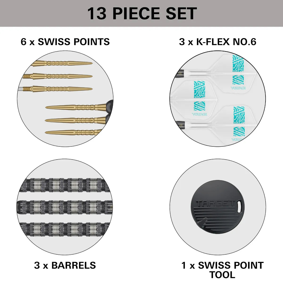 Target Rob Cross 95K Swiss Point 95% - Steel Tip Darts
