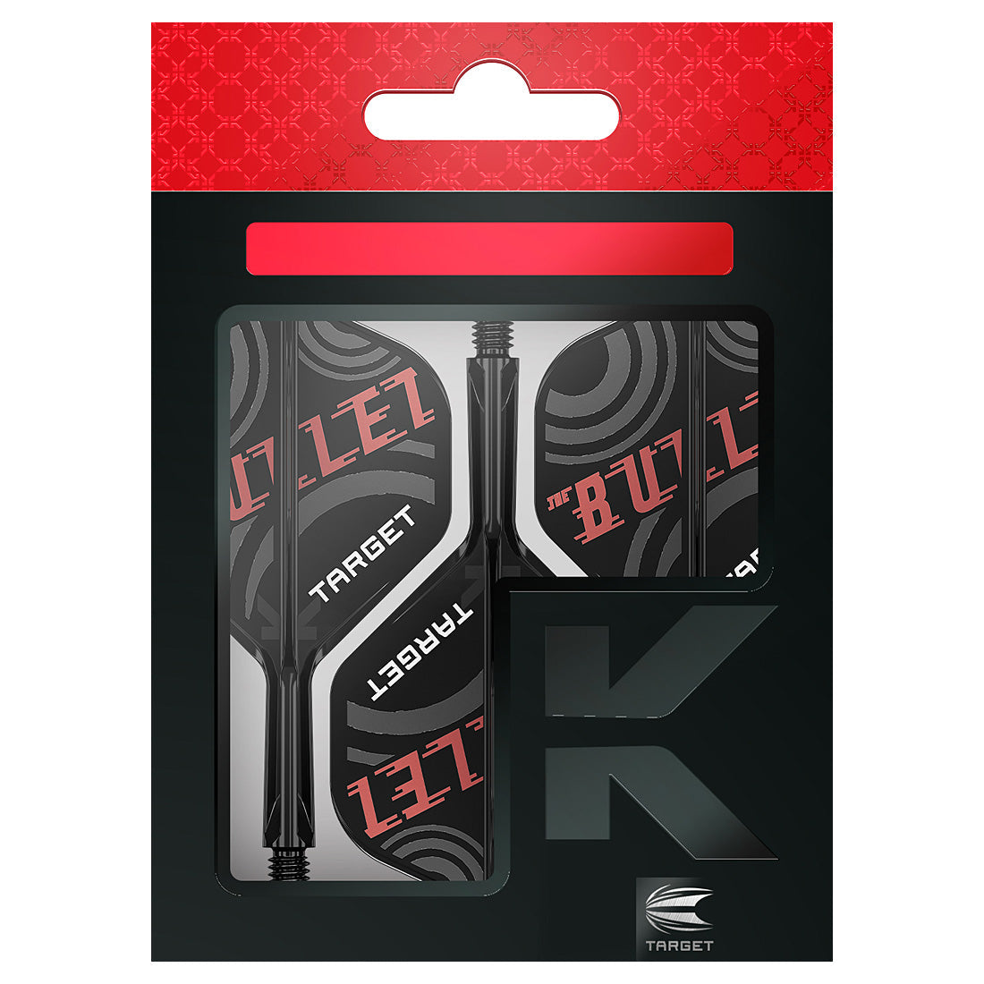 Target - K-Flex Stephen Bunting - Big Wing Dart Flights - Integrated Flight & Shaft System