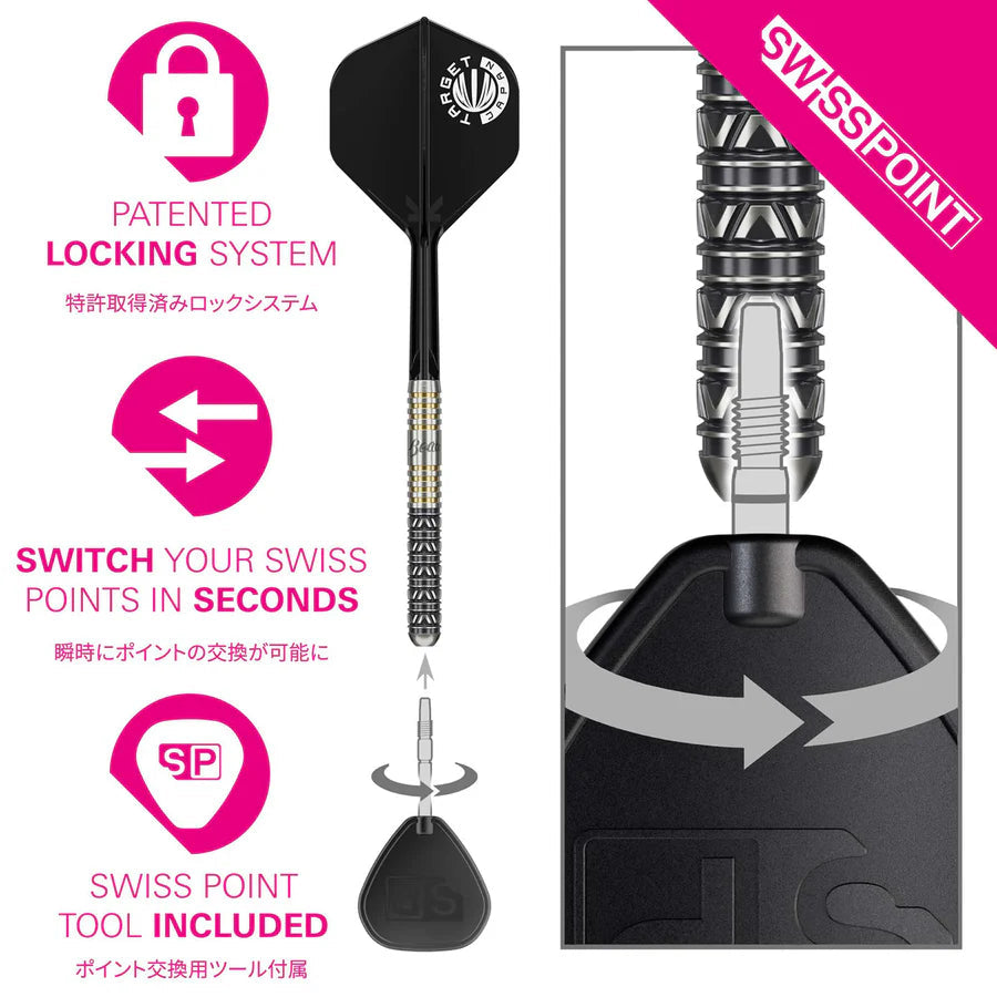 BEAU GREAVES JAPAN EDITION 90% 22G SP STEEL TIP DARTS