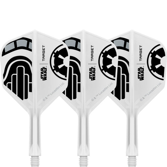 Target - Star Wars Stormtrooper K-Flex - Standard Dart Flights - Integrated Flight & Shaft System