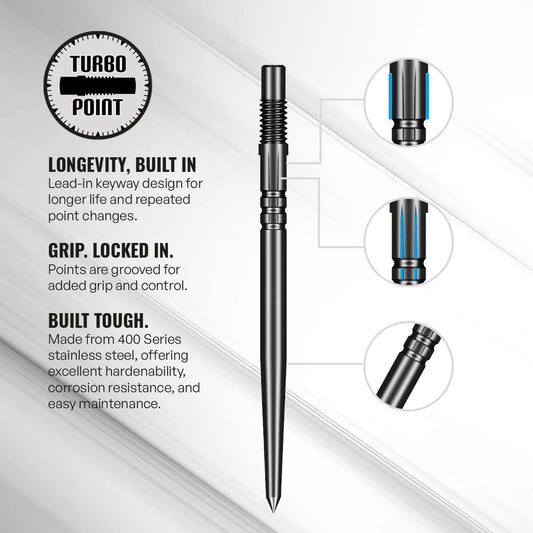 SHOT - Zen SCALLOP Dart Set - 90% Tungsten - Turbo Point - 23/24/25g