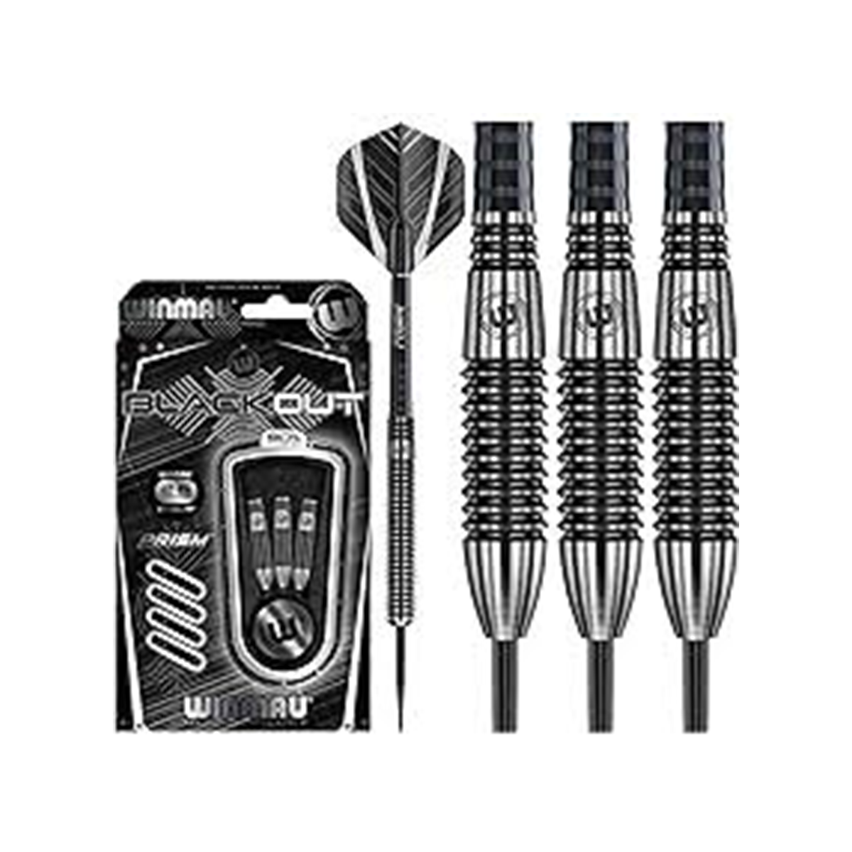 WINMAU BLACKOUT 90% TUNGSTEN DARTS