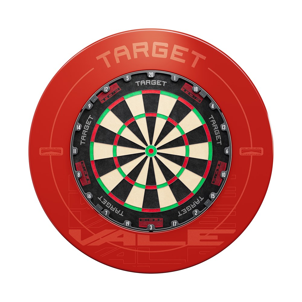 Target Vale Red Dartboard Surround