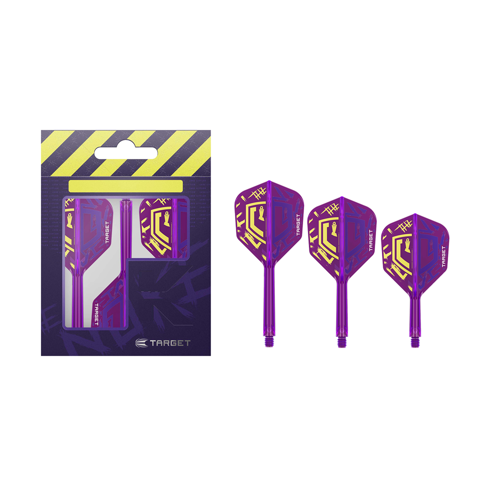 TARGET - K-FLEX LUKE LITTLER WORLD CHAMP All-In-One Moulded Flights NO6 Size All Lengths