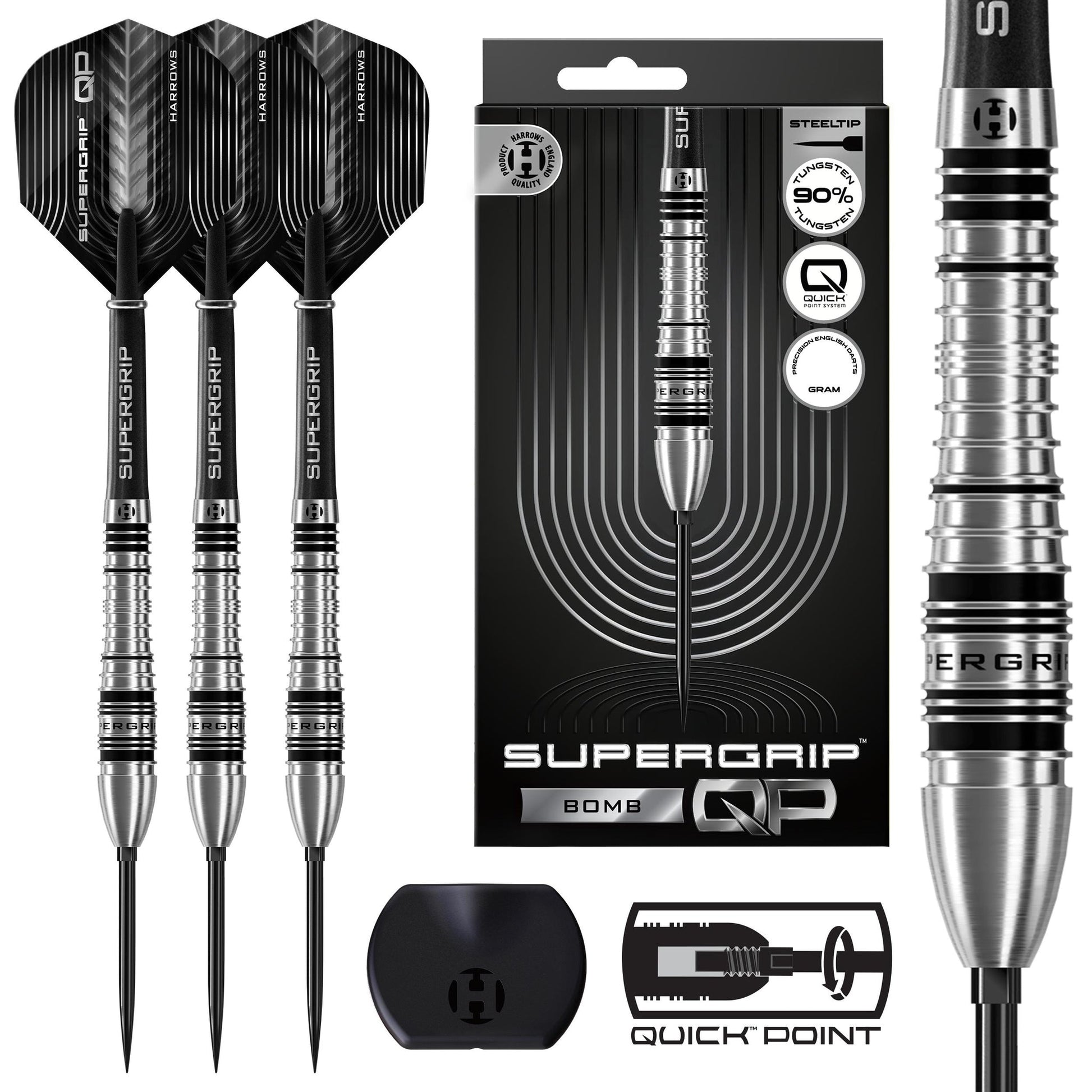 Supergrip QP Bomb 90% Quick Point Darts