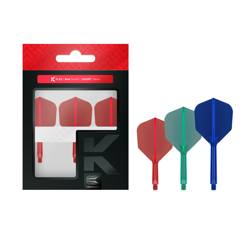 TARGET - K-FLEX All-In-One Moulded Flights NO6 Size All Lengths