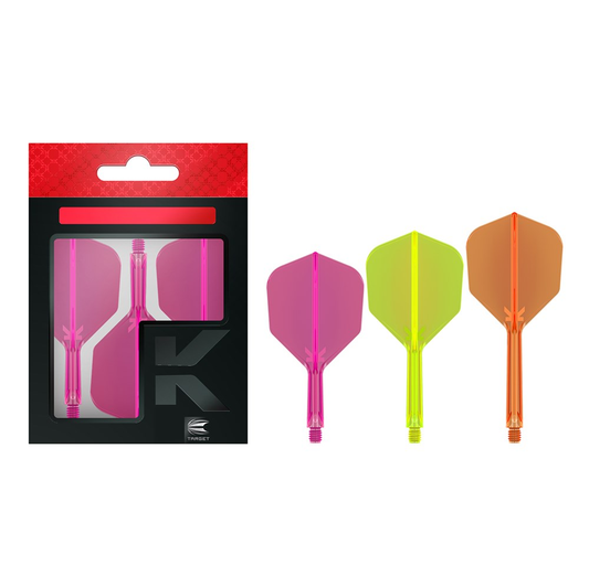 TARGET - K-FLEX NEON All-In-One Moulded Flights NO6 Size All Lengths