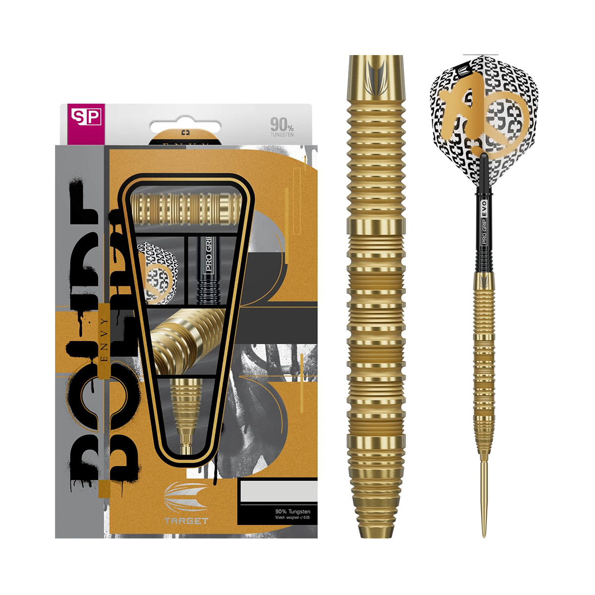 TARGET - BOLIDE ENVY 01 DARTS - SWISS POINT - 90% TUNGSTEN - 22G 23G 24G 25G