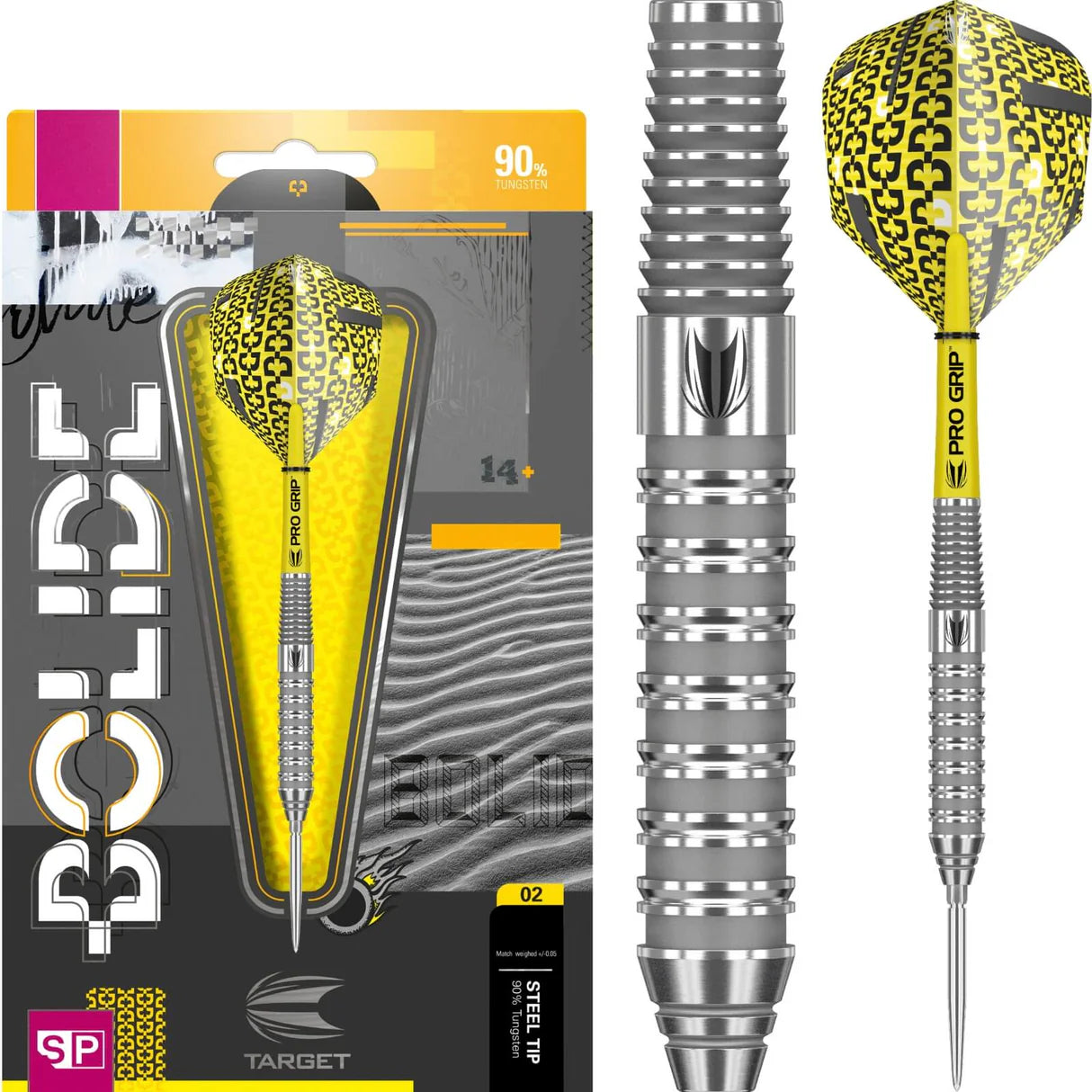 Target - Bolide 02 Darts - Swiss Point - 90% Tungsten - 21g 23g 25g