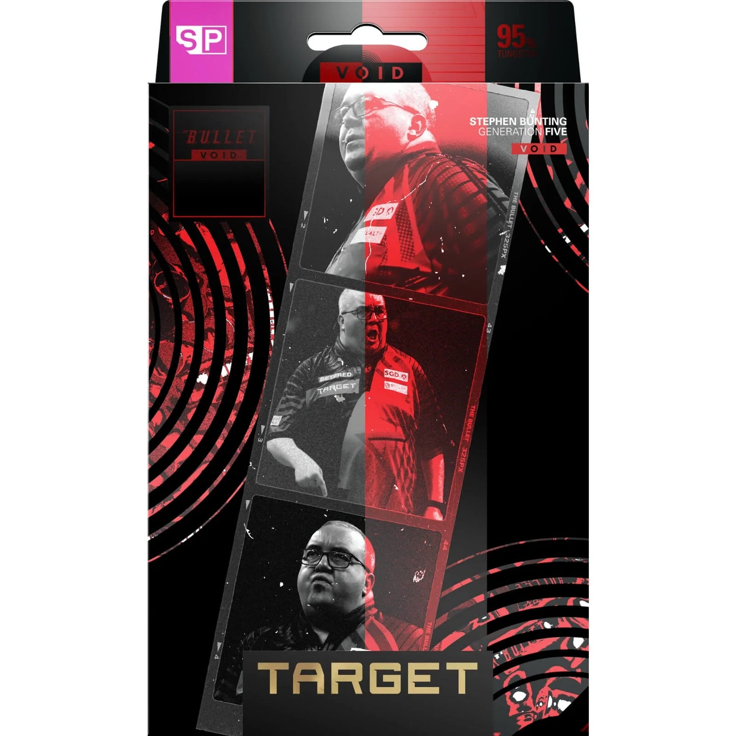 Target - Stephen Bunting Gen 5 Void Darts - Swiss Point - 95% Tungsten - 18g 22g 23g 25g