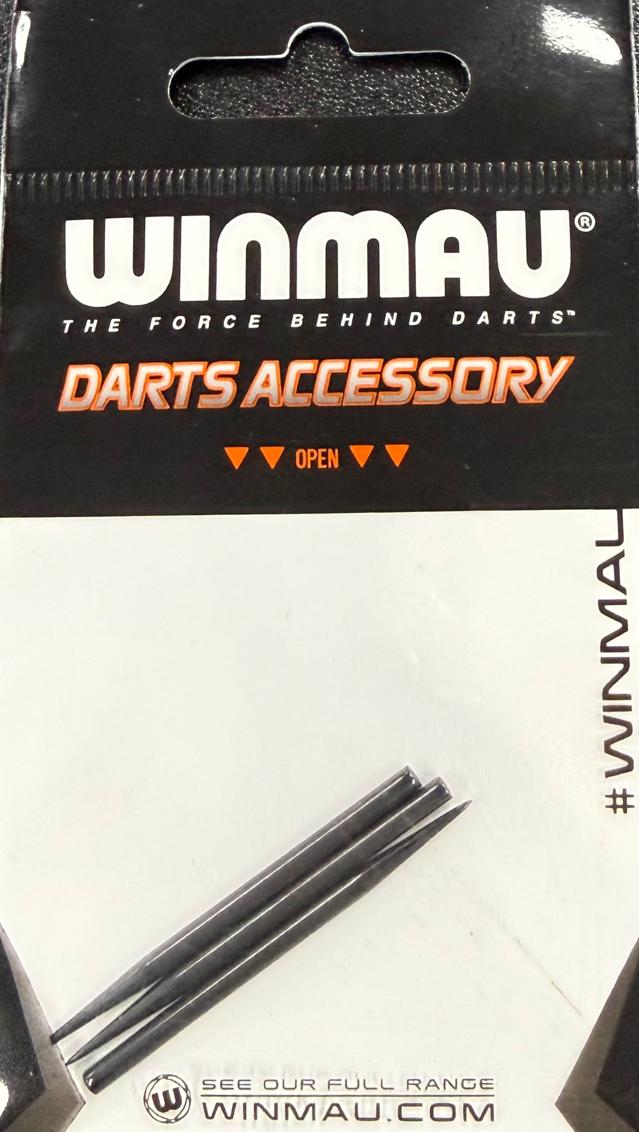 Winmau - Black  Extra Long 41mm Dart Points