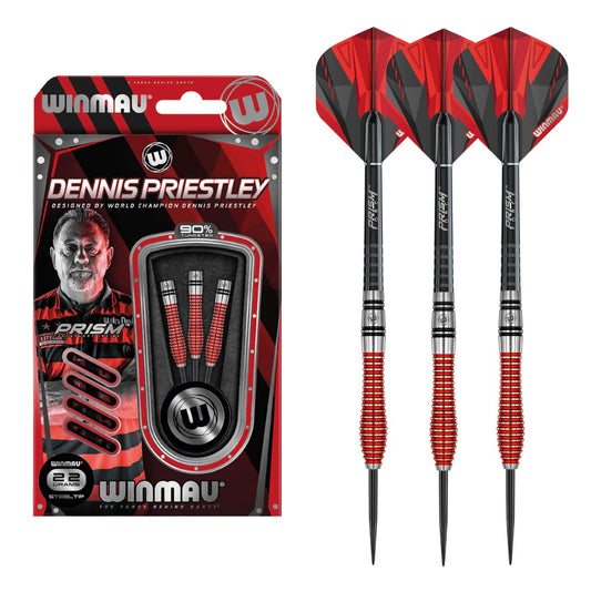 Dennis Priestley Special Edition - 90% Tungsten Steel Tip Darts
