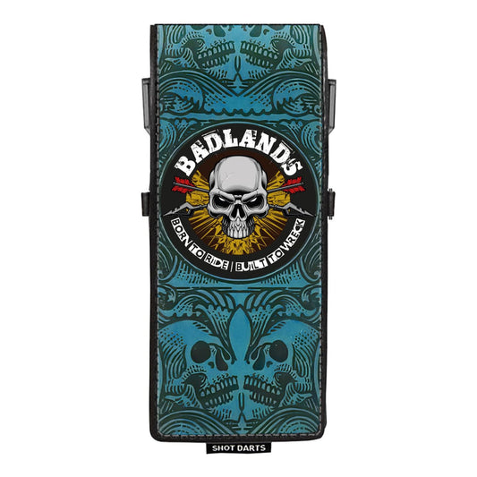 SHOT - BADLANDS Inked Drop-in Dart Wallet - BLUE