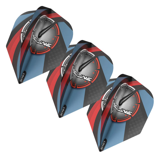 SHOT - Redline BLAZ3D Dart Flight Set - Small Standard