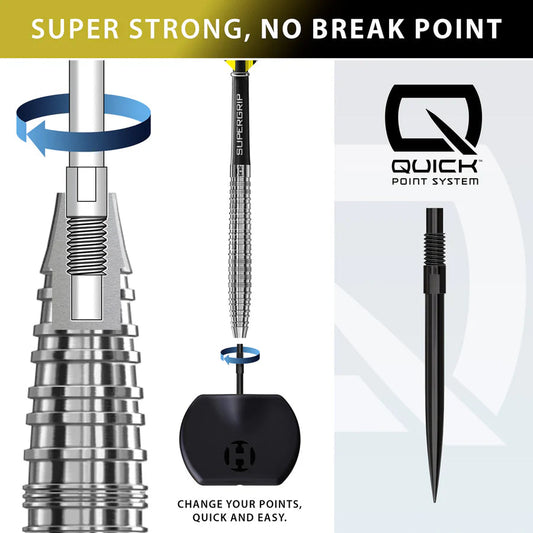 Harrows - NX90 Tapered QP Quick Point - 90% Tungsten Darts