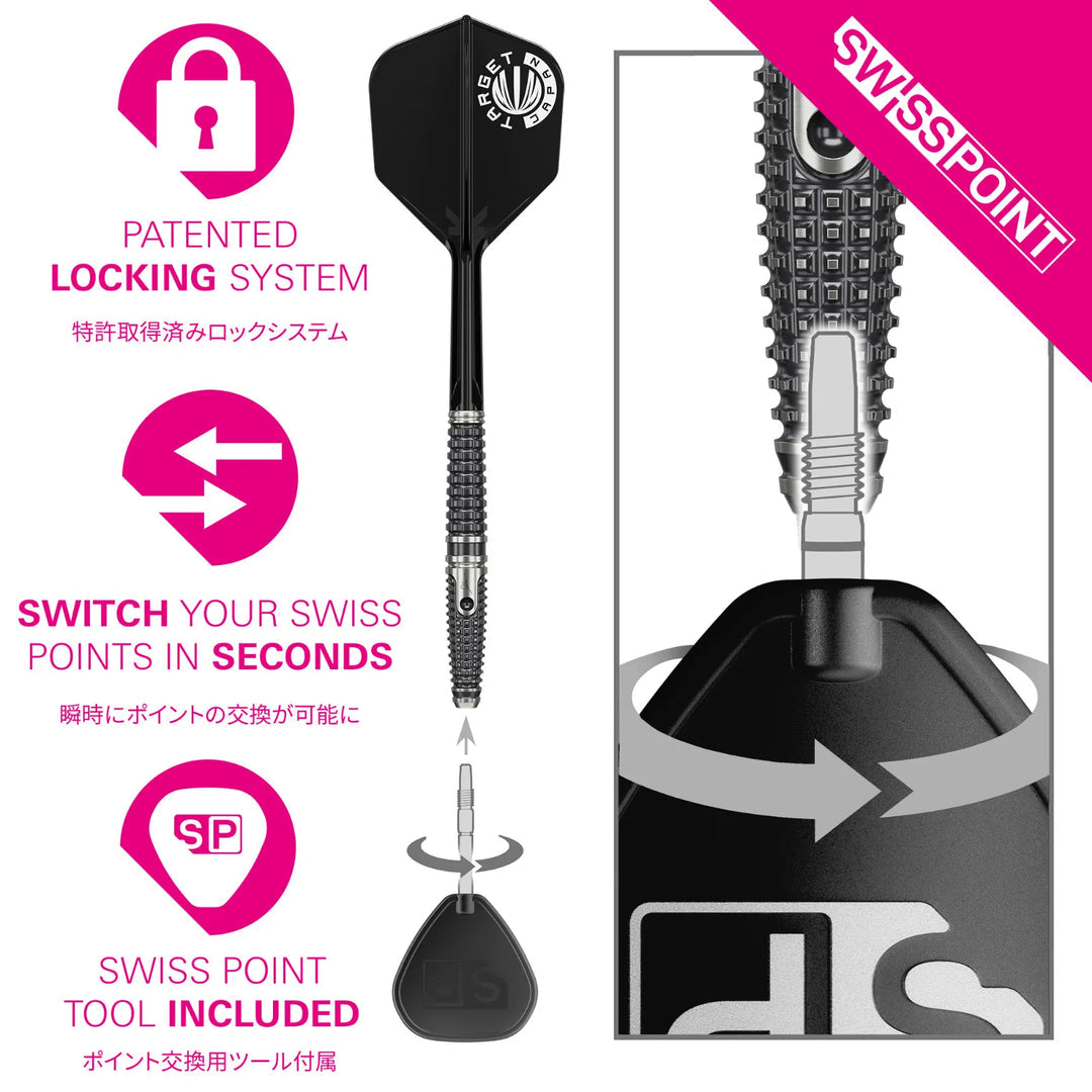Target Japan Paul Lim The Legend G9 Swiss Point Darts 90% Tungsten