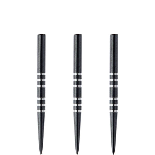 Winmau - Black Re-Grooved Dart Points