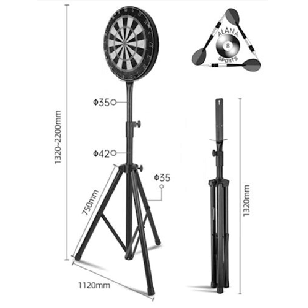 DARTBOARD STAND/TRIPOD - ALANA