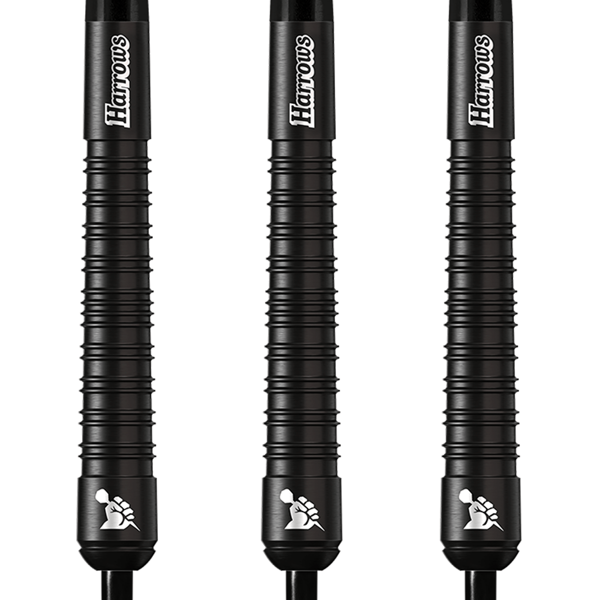 Supergrip Black - 90% Tungsten Steel Tip Darts