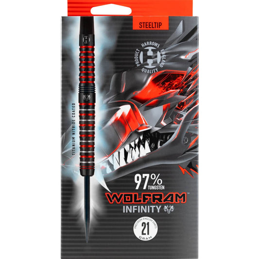 Harrows Wolfram Infinity Darts, 97% Tungsten, 23g 24g 25g