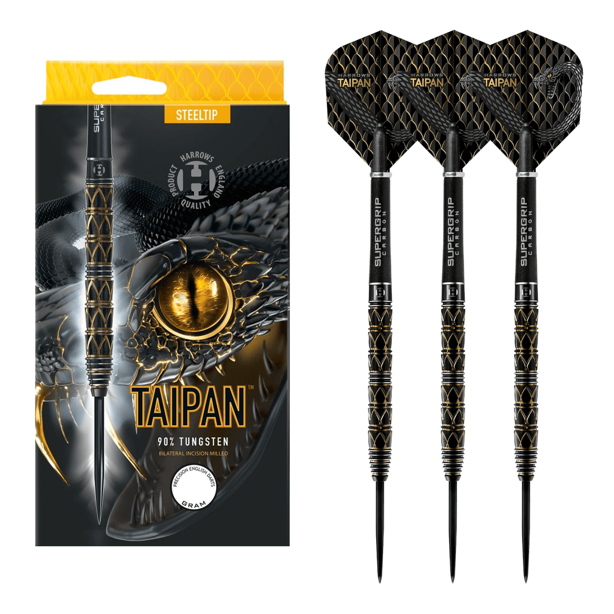 Harrows - Taipan - 90% Tungsten Steel Tip Darts