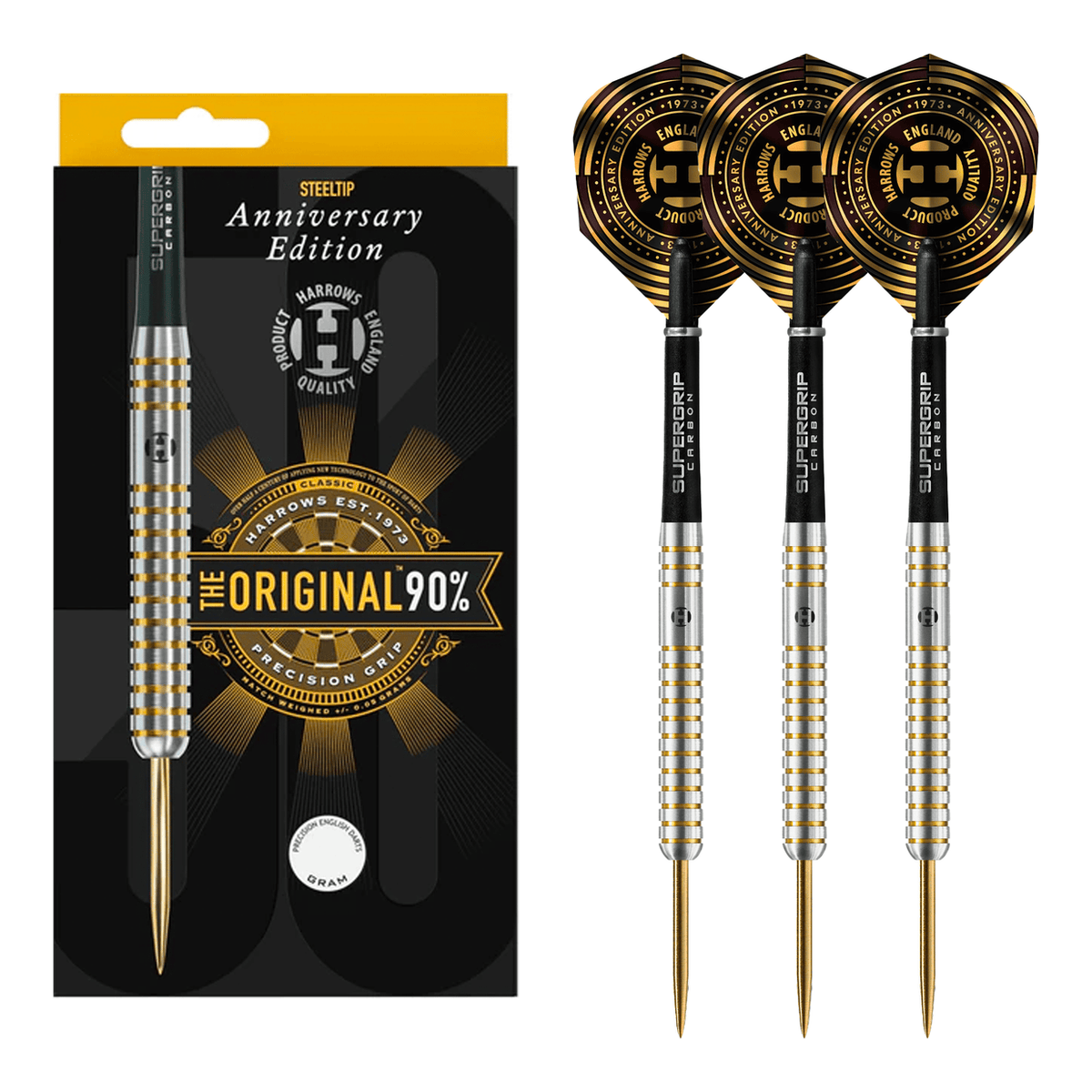 Harrows - The Original Gold Titanium Anniversary Edition - 90% Tungsten Steel Tip Darts