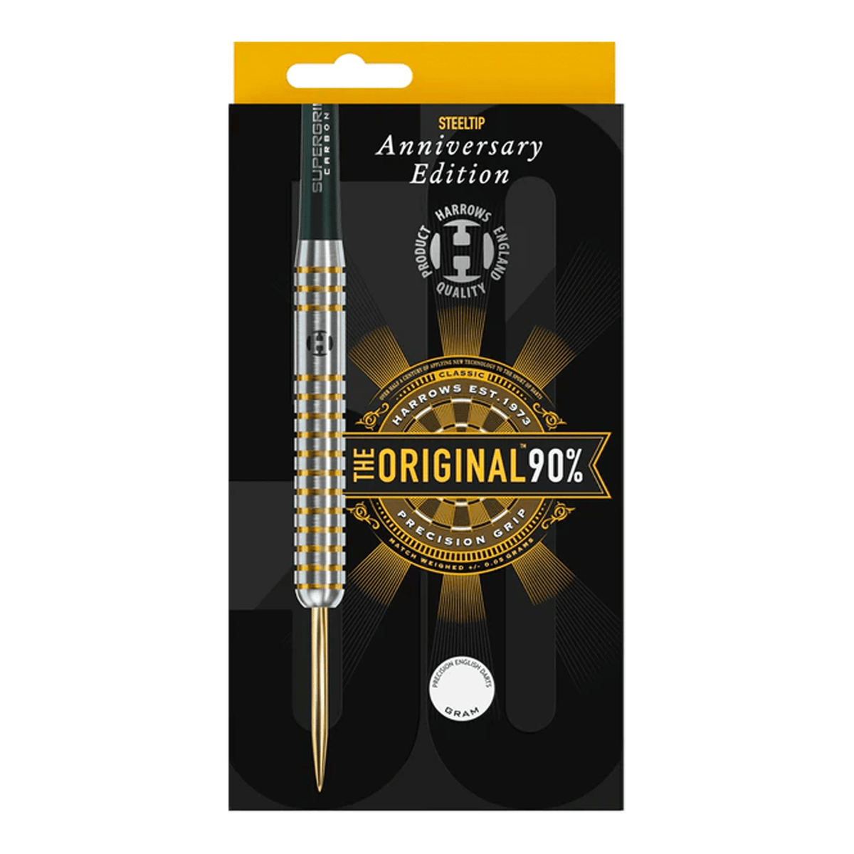 Harrows - The Original Gold Titanium Anniversary Edition - 90% Tungsten Steel Tip Darts