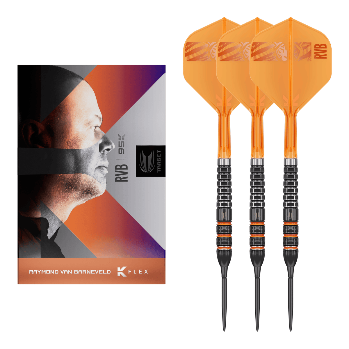 RVB 95k Swiss Point, 95% Tungsten Steel Tip Darts