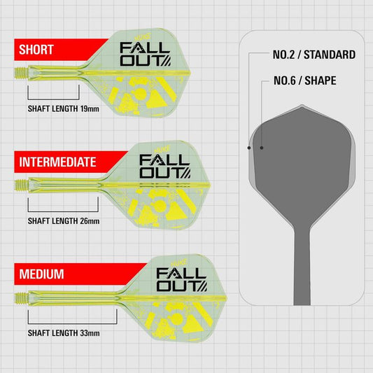 Target - K-Flex Luke Littler Fallout NO6 - Dart Flights