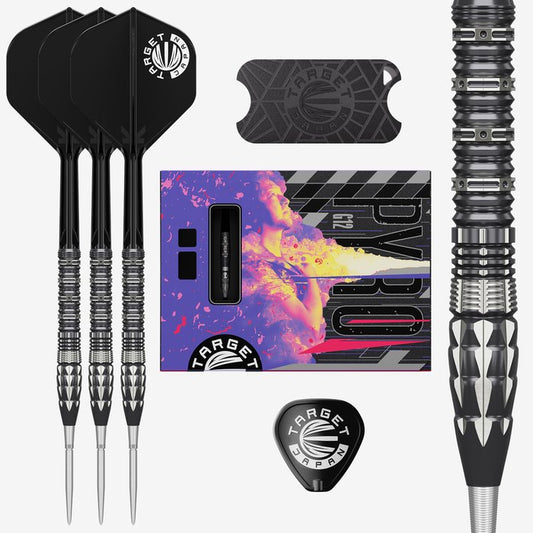 Target Japan Mitsumasa Hoshino Pyro G12 Swiss Point 90% - Steel Tip Darts