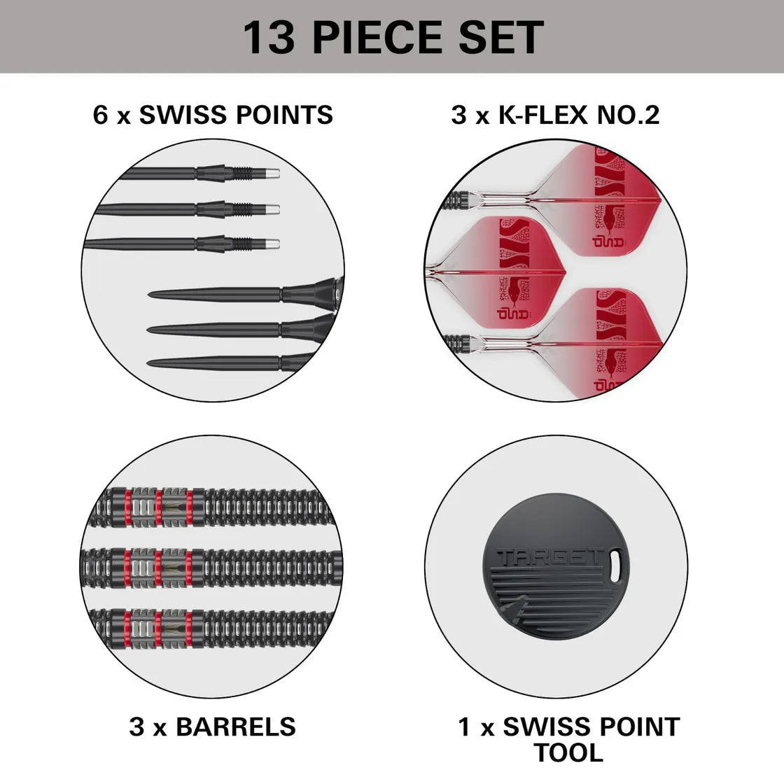 Target Nathan Aspinall 95K Swiss Point 95% - Steel Tip Darts