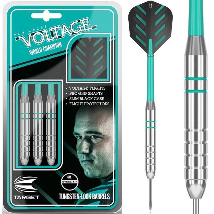 Target Rob Cross Silver Voltage - Steel Tip Darts