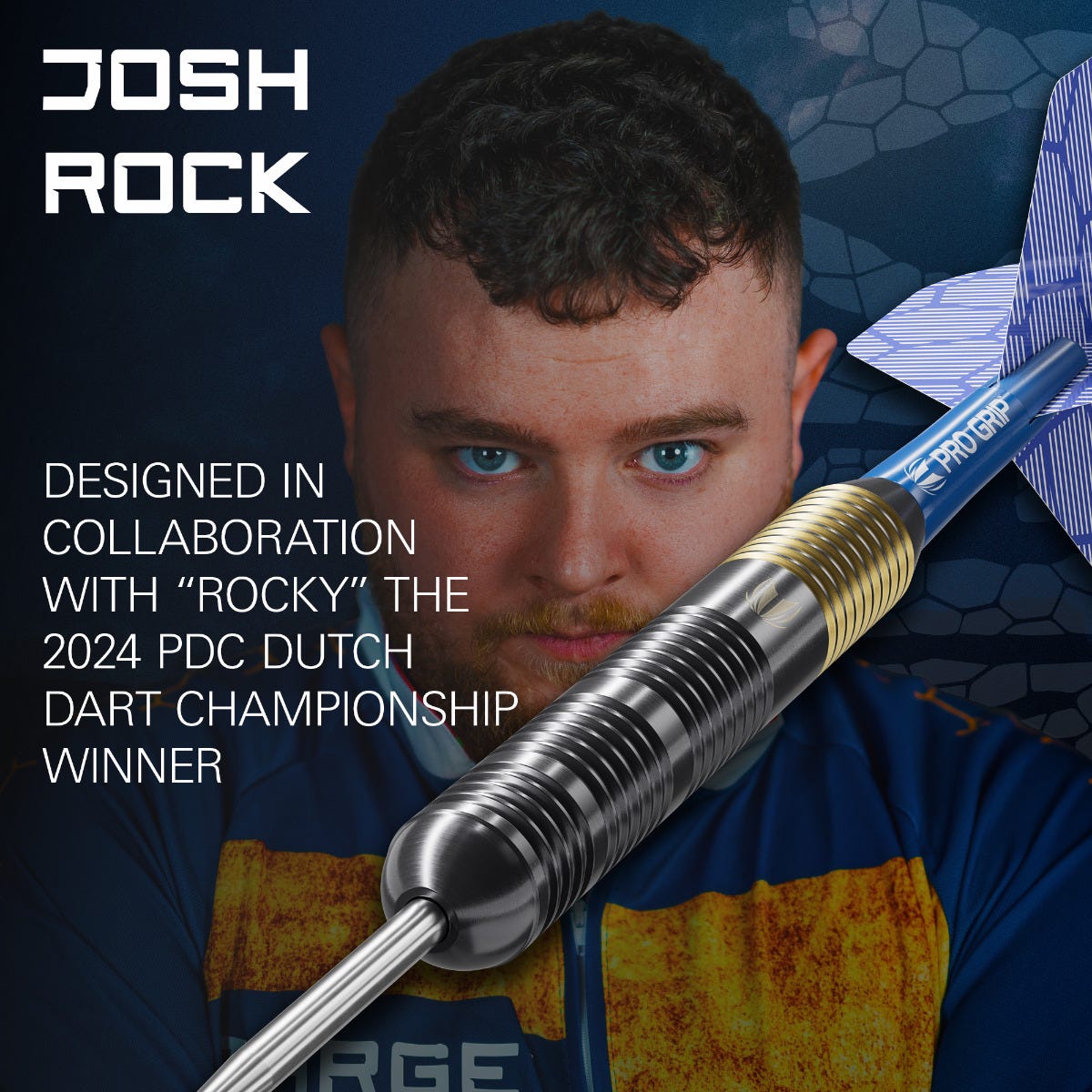 Target Josh Rock Brass- Steel Tip Darts