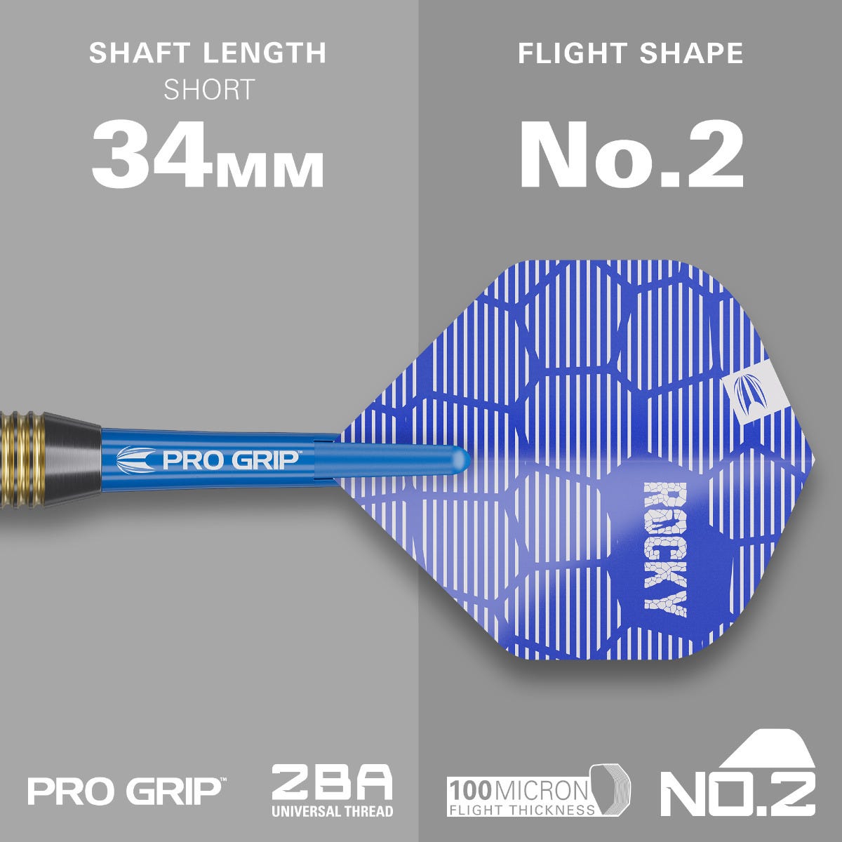Target Josh Rock Brass- Steel Tip Darts