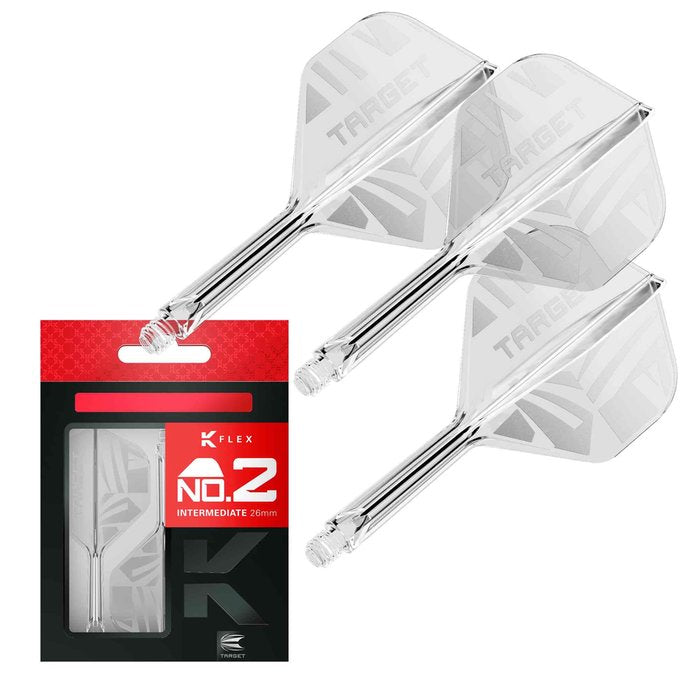 Target K-Flex Patterned Clear NO2 - Dart Flights