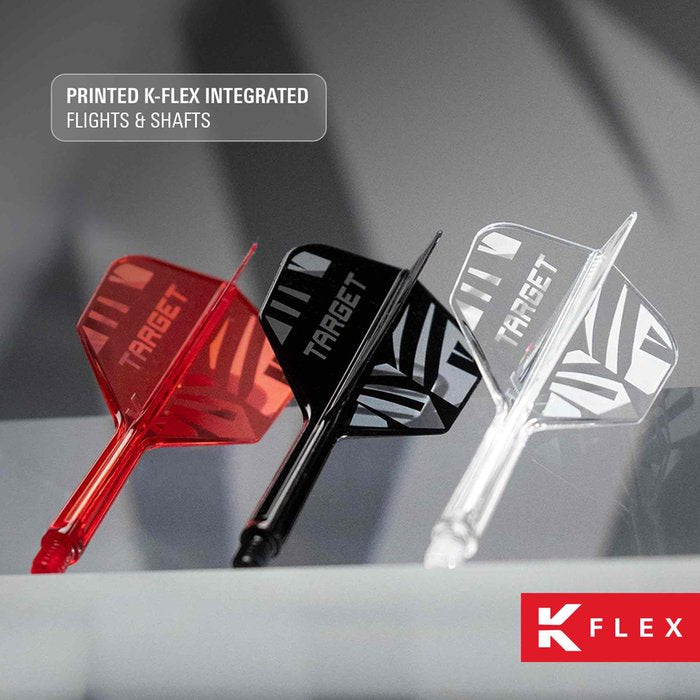 Target K-Flex Patterned Clear NO2 - Dart Flights