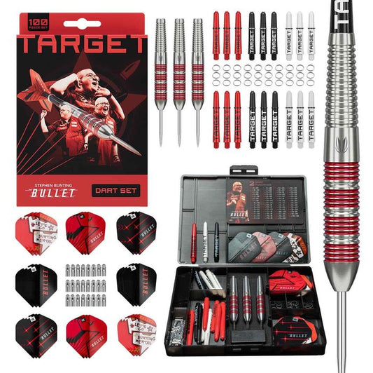 Target Stephen Bunting Brass Set 100 Pieces - Steel Tip Darts