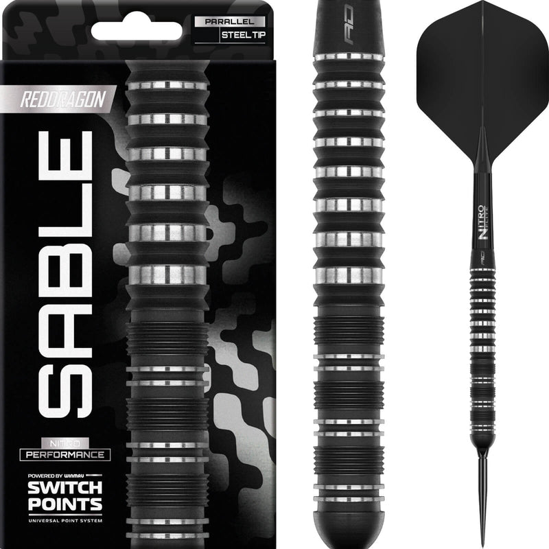 Red Dragon - Sable 01 Parallel Darts - Switch Point - 90% Tungsten - 21g 22g 23g 24g