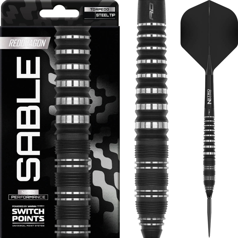 Red Dragon - Sable 02 Torpedo Darts - Switch Point - 90% Tungsten - 23g 24g 25g