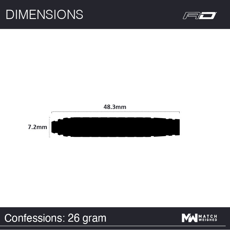 Red Dragon -  Confessions - 90% Tungsten - 26g